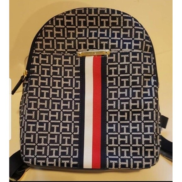 Tommy Hilfiger Logo Backpack Navy NWT